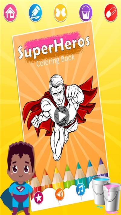 超级英雄填色安卓版 V1.3.1