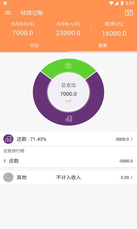 轻简记账安卓版 V1.0