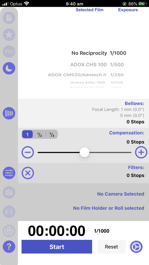 Reciprocity Timer安卓版 V1.0