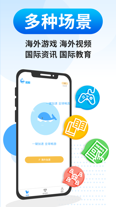 蓝鲸加速器安卓版 V2.1.1