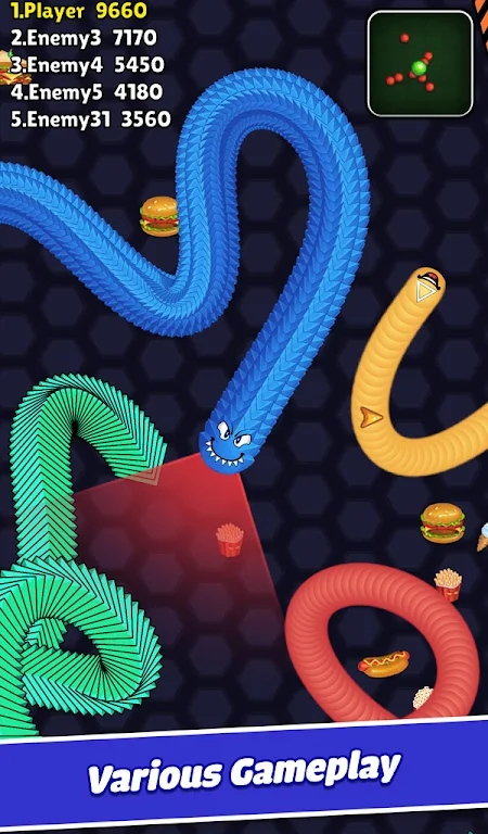 蠕虫io滑蛇竞技场安卓版 V1.0.0.2