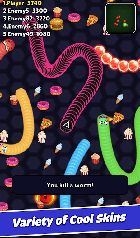 蠕虫io滑蛇竞技场安卓版 V1.0.0.2