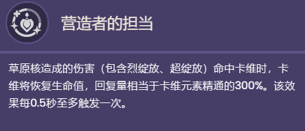 《原神》3.6版本卡维天赋一览