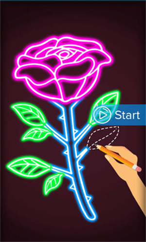 glow draw flower安卓版 V1.4