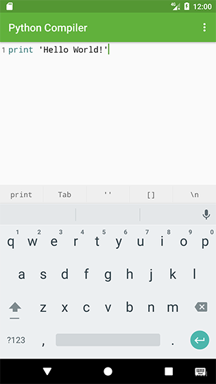 Python编译器安卓版 V1.2