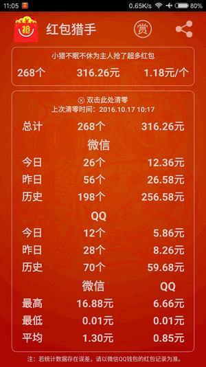微信红包提醒器安卓免费版 V1.1.5